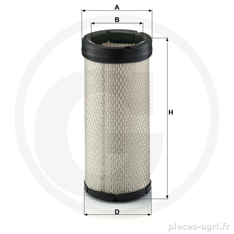 MANN FILTER Filtre à air intérieur vue 3