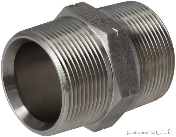 Raccord droit M/M 1-1/2" NPT SS · réf. DNN24SS