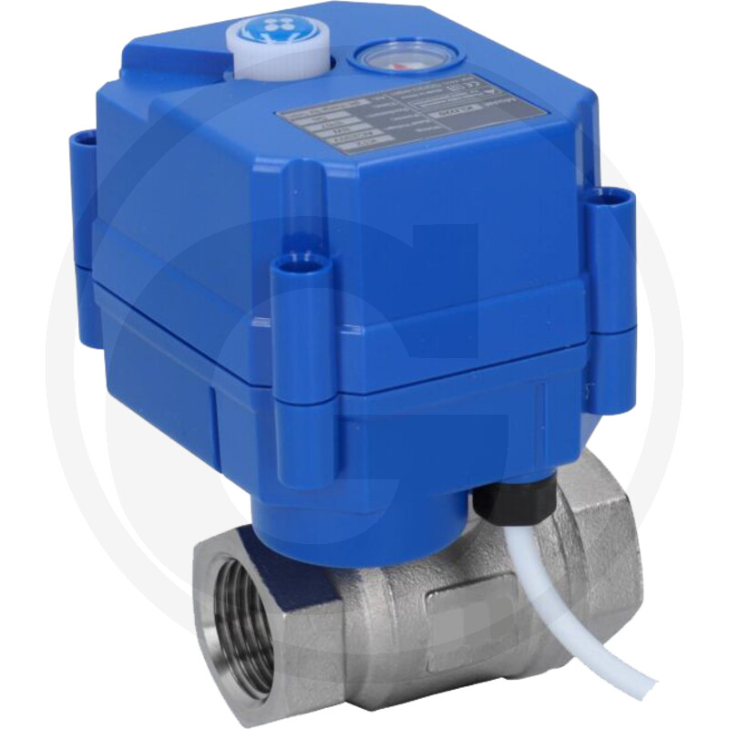 Watergates Kugelhahn-KE, 3/8", Edelstahl, 24V AC/DC · réf. 36957696