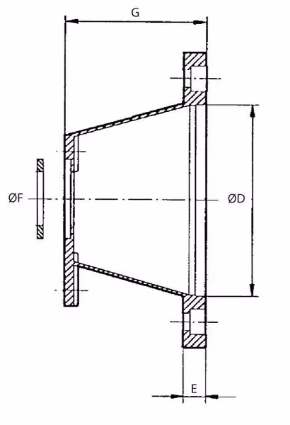 Support de pompe dia. 400, T3 vue 3