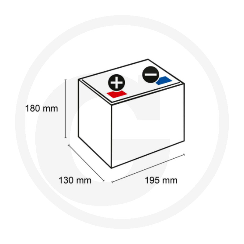 GRANIT Batterie AGM 12 V 36 Ah · réf. 5850010045