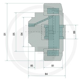 TREX.PARTS Galet de mât · réf. 12525736