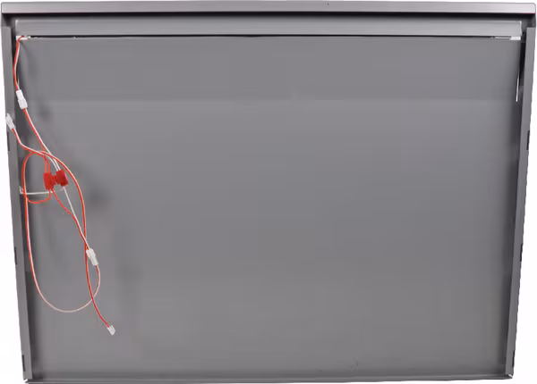Panneau LED blanc/alu 66,5 cm vue 2