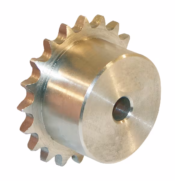 Pignon Simplex 21 dents chaîne 5/8" 10 B-1 Acier inoxydable 304 Kramp · réf. SE5821RVS