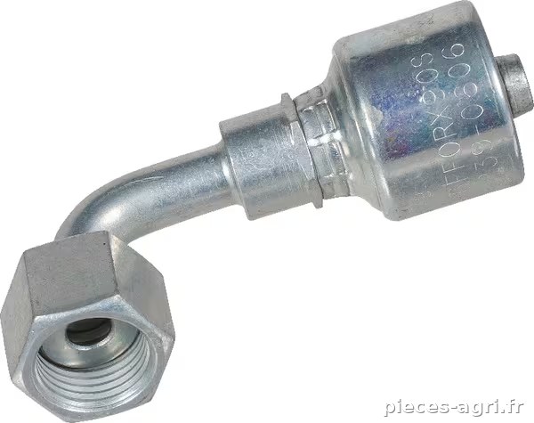 Racc. à sertir DN10-11/16 ORFS 90° · réf. 6G6FFORX90S