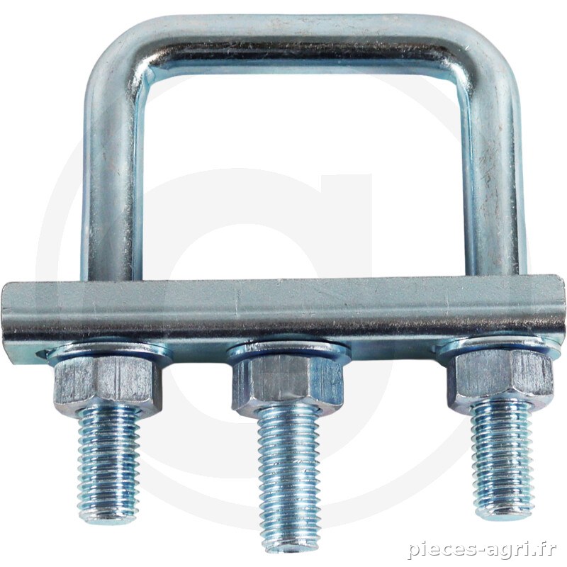 Bierhake Vierkant-Klemmhalter-Set, Vierkant 60mm vue 2