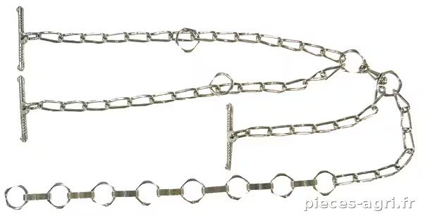 Chaîne vache galva double 6mm · réf. TZ2441