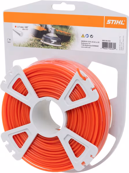 Fil de coupe rond Ø 2,7 mm x 65,0 m rouge · réf. 00009302343