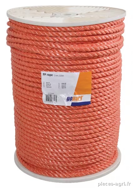 Corde PP orange 14 mm, 220 m · réf. 514220GP