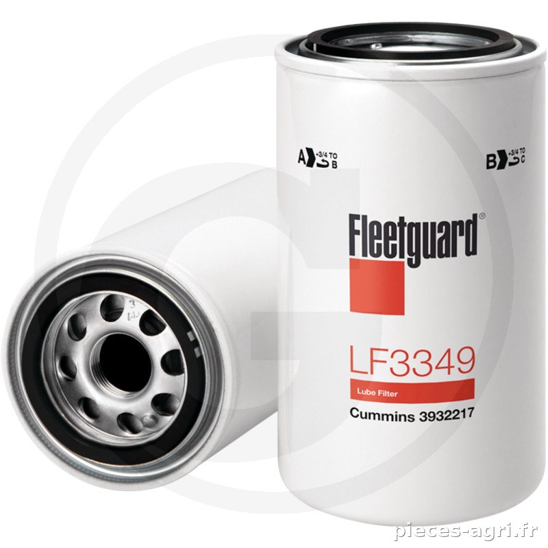 Fleetguard Filtre à huile moteur vue 2