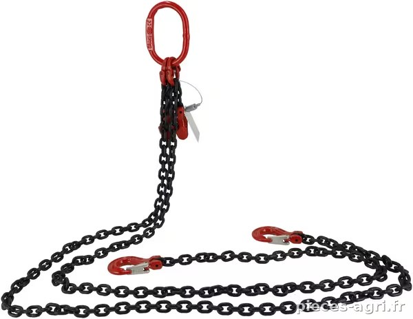 Suspension à chaîne 2 brins 2 m 6 mm · réf. H26SL2TYP1VKKS