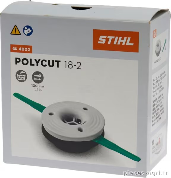 Tête de coupe PolyCut 18-2 vue 4