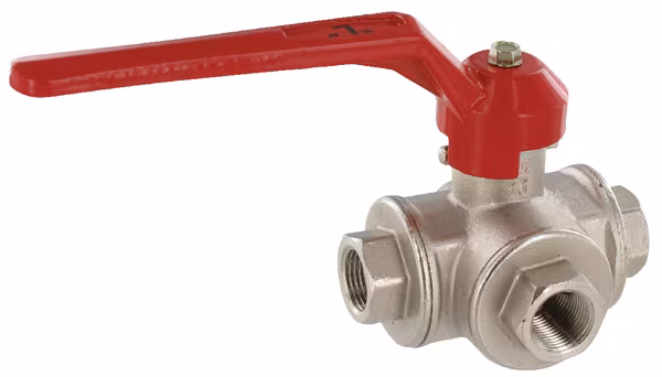Vanne bois.sph.3v. L 3/8" f/f · réf. KS338L