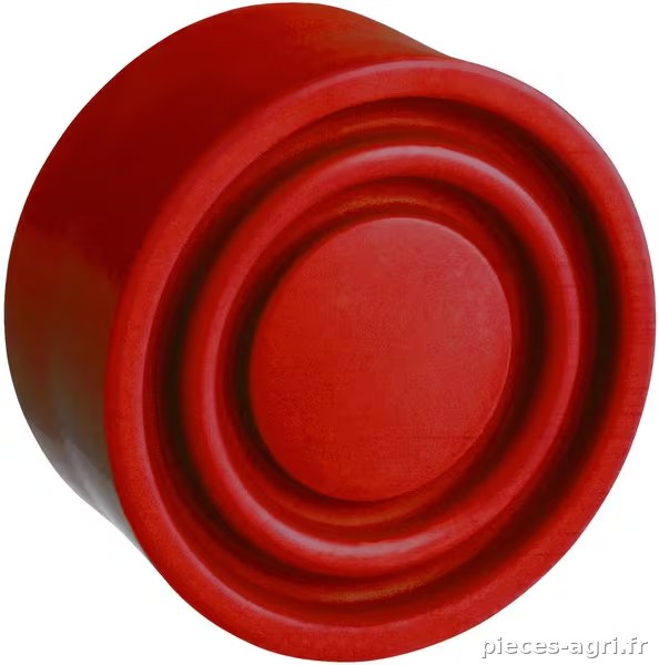 Caoutchouc bouton pous. rouge · réf. ZBP014