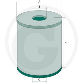 GRANIT Filtre à huile hydraulique · réf. 8002088