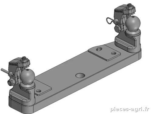 Direction forcée K50® D/G pour attelage de 45-50 mm (HVLB I) · réf. 00522100A02