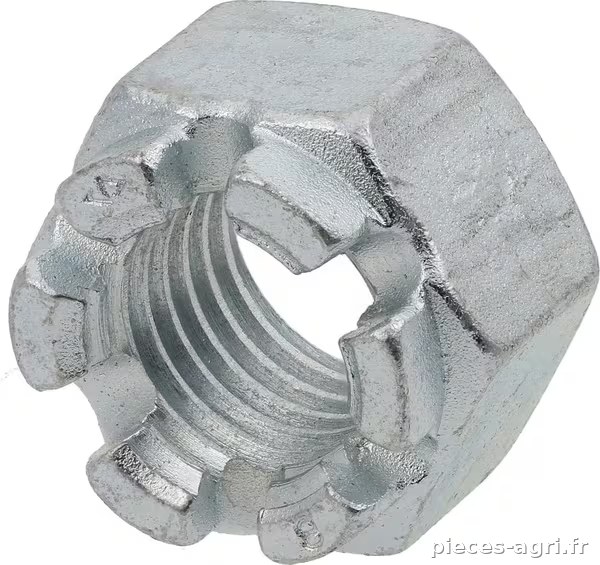 Ecrou hexagonal à créneaux DIN935 M20x2.50 a · réf. 93520