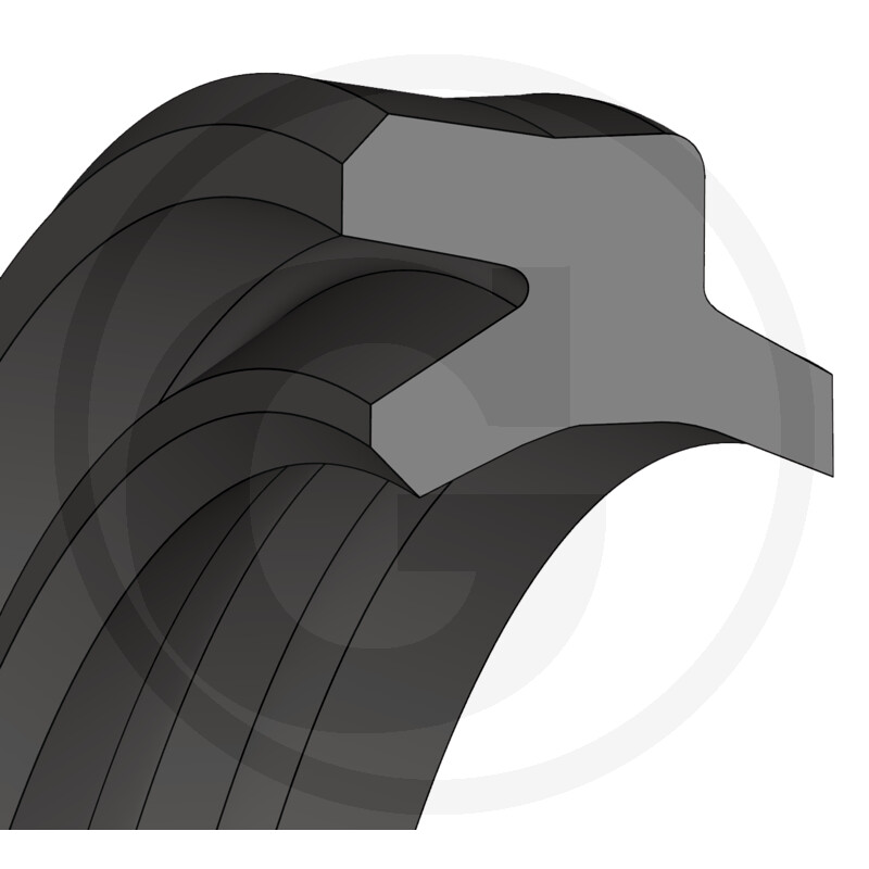 GRANIT Racleur double en NBR vue 2
