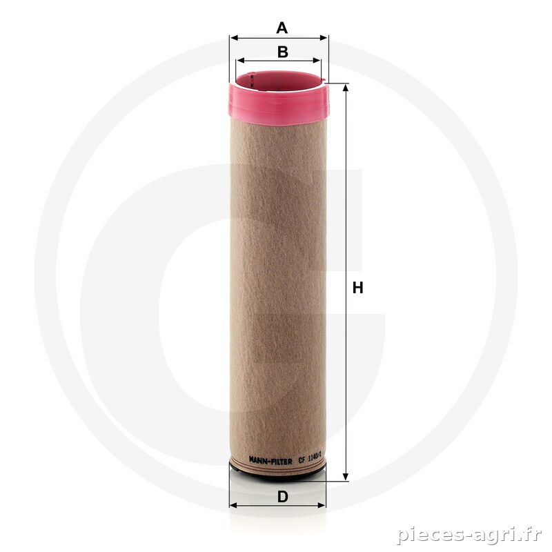 MANN FILTER Filtre à air · réf. 565CF1140.2