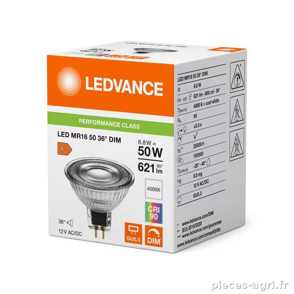 Ampoule LED 6,8 W 840 GU5.3 · réf. MR1650D940G4