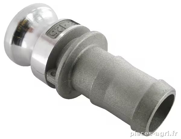 Embout de tuyau Camlock Type E 1 1/4" aluminium · réf. HCN100EAL032