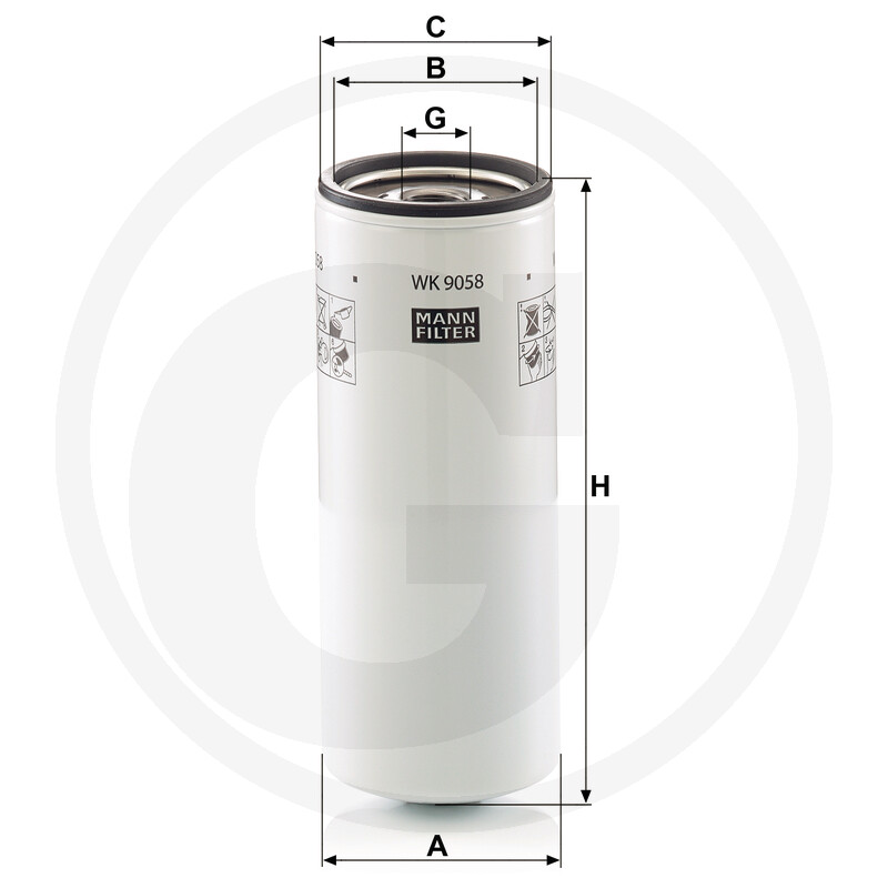 MANN FILTER Kraftstofffilter vue 3