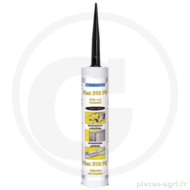 WEICON Colle et mastic noir RAL 9004 · réf. 50013301310