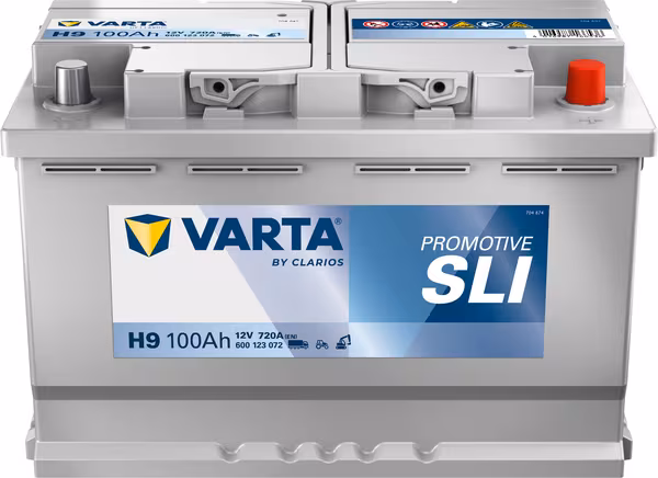 Batterie 12V 100Ah 720A H9 VARTA Promotive SLI · réf. 600123072