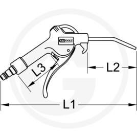 KS Tools Soufflette universelle, 95 mm · réf. 7885151902