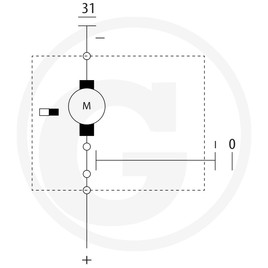 GRANIT Moteur d'essuie-glace · réf. 654900045
