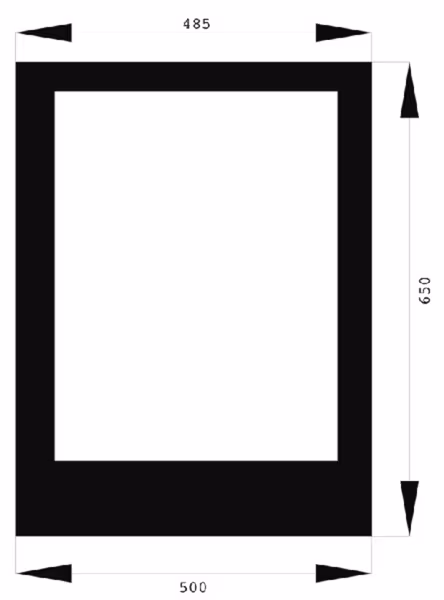 Pare-brise avant inf. · réf. 7700071501N