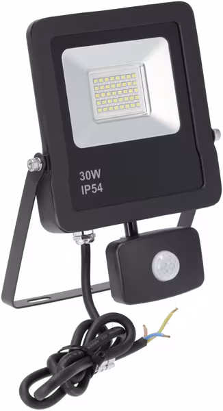 Projecteur LED, 30W, capteur 3000K · réf. KRFL30830SBK