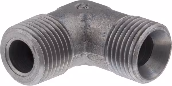 Racc. coudé m./m. 1/2 BSP/BSPT · réf. MMT9008K