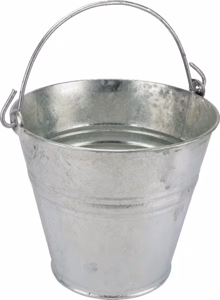 Seau zingué 9 L · réf. TO6099