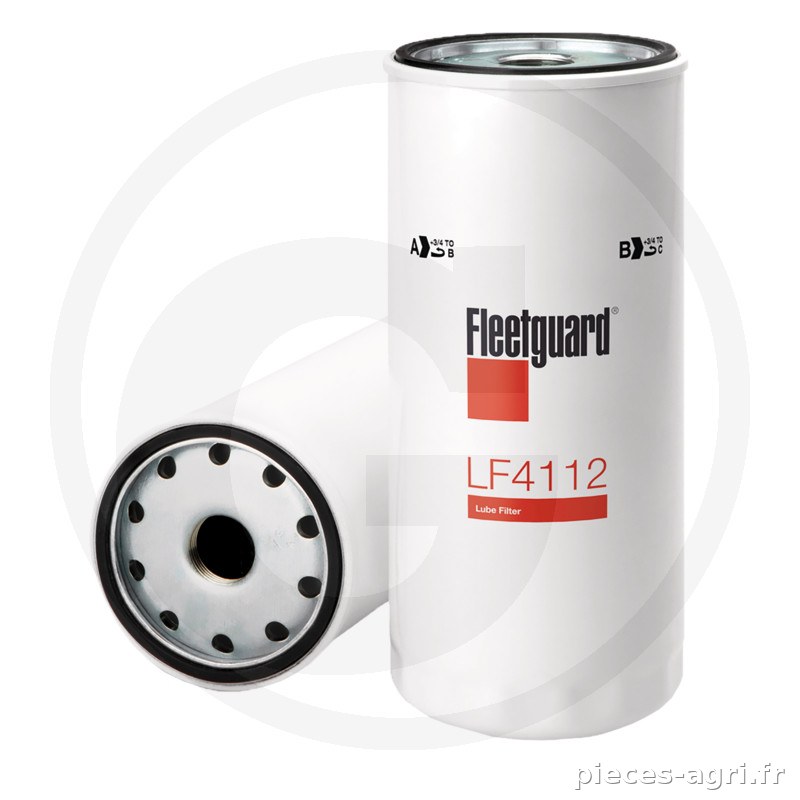 Fleetguard Filtre à huile moteur vue 2