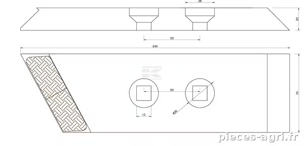 Pointe carb. p/Bonnel · réf. 13200036CN