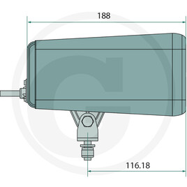 TREX.PARTS Feu d’avertissement à LED Truck triangle · réf. 12096319