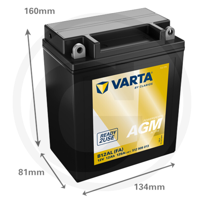 Varta Powersports AGM · réf. 19612664