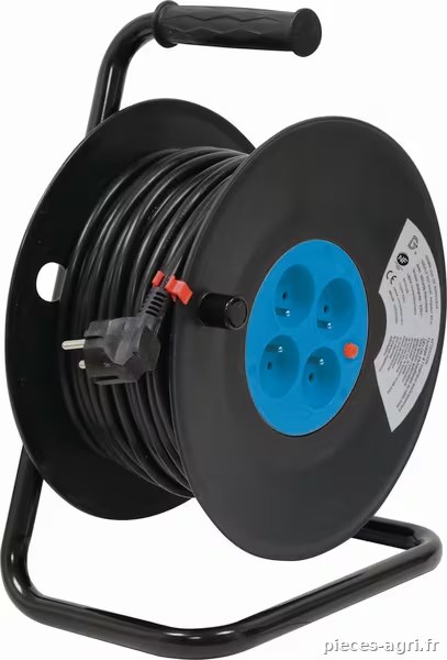 Enrouleur de câble électrique 40 m – 3×1,5 HO5VV-F 230 V · réf. 01555STI