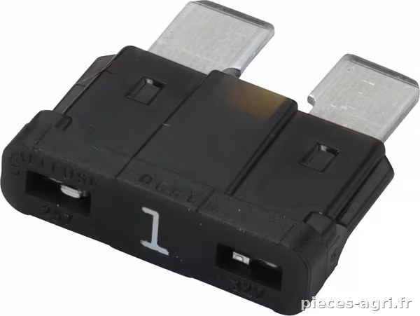 Fusible lame standard 32V 1A longueur 18,6mm noir pack 50x Hella · réf. 8JS711683011