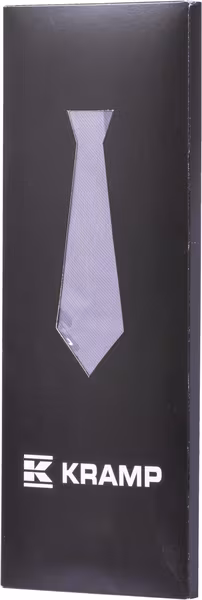 Cravate Kramp gris · réf. KRA450600078