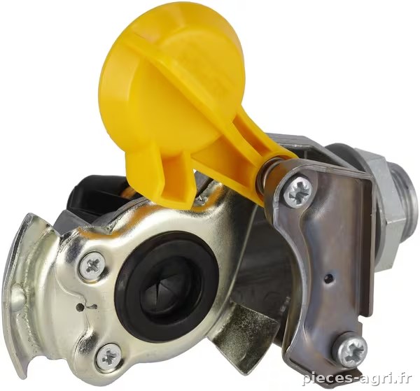 Tête de couplage avec filtre intégré Protect-O" M16x1,5 jaune" · réf. 334085201