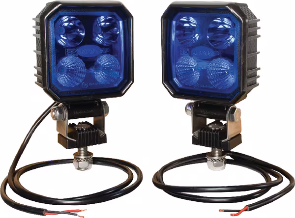 Eclairage pulvérisateur bleu 2x9W · réf. LA100021
