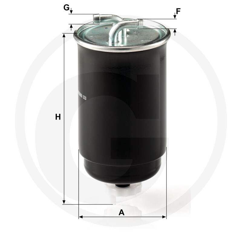 MANN FILTER Filtre à carburant vue 3