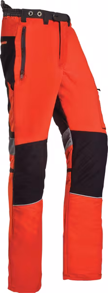 Pantalon anti-coupure, 3XL, 62, rouge-gris, SIP · réf. 1SPV58943XL