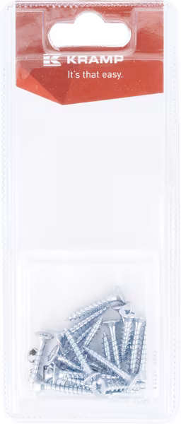 Vis pour panneaux d'aggloméré 4 x 25 mm (20) · réf. KRSPS425P20B