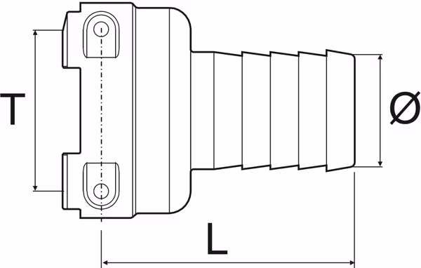 Adaptateur T5M/ 1" "Banjo" · réf. 279154