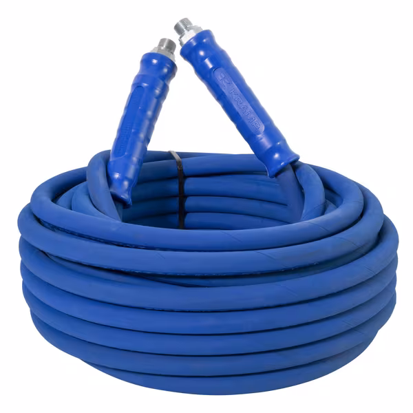 Tuyau haute pression 3/8" 15m 400 bar 155°C Embouts mâles 3/8", bleu · réf. 9117HE15000