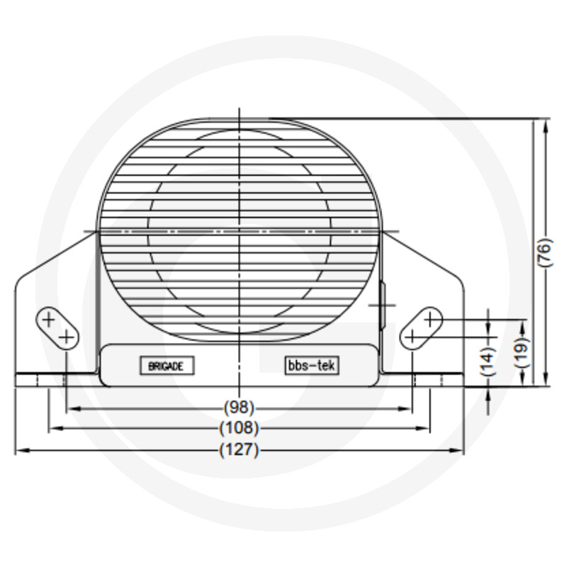 BRIGADE Breitbandton Rückfahrwarn Systeme · réf. 46760801