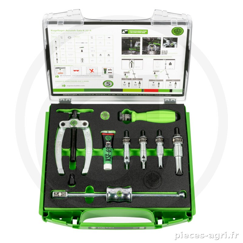 Kukko Coffret d'extracteurs universels de roul vue 2
